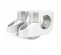 Motorcycle parts Compatible With Suzuki For RMZ250 2011-2024 For RM-Z450 2012-2024 For GSX-S1000 GX 2024 Motorcycle Handbar Rising Clamp Accessories(Silver)