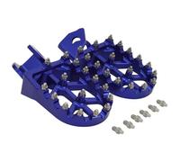 Motorcycle Parts Footpegs Foot Pegs Rests Pedals Forging Antiskid Design For WR250R 2008-2020 For WR250X 2008-2011 Aluminium Motorcycle Footpegs(Blue)