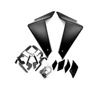 Motorcycle Parts For MT09 For MT-09 FZ-09 2021 2022 2023 Motorcycle Downforce Naked Side Spoilers Aerodynamic Wing Deflector Motorcycle Spoiler(Matt Black-Gray)