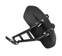Motorcycle Parts, Motorcycle Mud Guard for Rear Tire 7.5x12" Mud Guards with Mounting Bracket Replacement Modification Plastic Mudguard for Motorbike, Black, Accessories