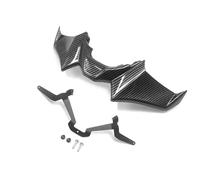 Motorcycle Parts Naked Front Spoiler Winglet Aerodynamic Wing Kit Spoiler For Y&amaha MT 07 MT-07 SP 2021-2024 wing spoiler(Carbon Look)