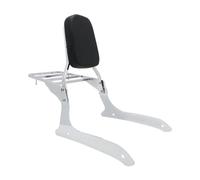 Motorcycle Parts Passenger Sissy Bar Backrest With W/Luggage Rack For Midnight V-Star XVS1300 XVS1300A 2007-2015 rear components(Chrome)