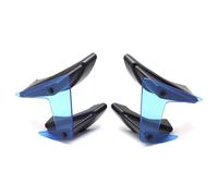Motorcycle Parts Side Downforce Naked Spoilers Fixed Wing Winglet Fairing Wings For Y&amaha MT07 MT 07 spoiler kit(Blu)