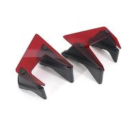 Motorcycle Parts Side Downforce Naked Spoilers Fixed Winglet Fairing Wings For Y&amaha For MT07(Rosso)