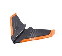Motorcycle Parts Side Downforce Spoilers Fixed Winglet Fairing Wings Deflectors For Daytona 675(Orange)