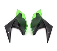 Motorcycle Parts Side Spoiler Winglet Fixed Wing Kit Fixed Winglet Fairing Wing For For Z900 2020 2021 spoiler kit(Green)