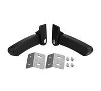 Motorcycle Passenger Armrest ABS Plastic Black Motorcycle Passenger Rear Folding Top Case Box Rear for Seat Armrest Kit Motorcycle Box Armrest