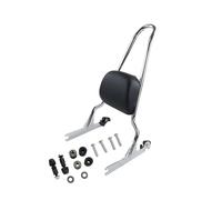 Motorcycle Passenger Backrest Detachables Tall Sissy Bar Passenger Backrest Fit For Softail Cross Bones FLSTSB CVO For Convertible FLSTSE For Custom FXSTC FXST