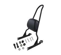 Motorcycle Passenger Backrest Detachables Tall Sissy Bar Passenger Backrest Fit For Softail Cross Bones FLSTSB CVO For Convertible FLSTSE For Custom FXSTC FXST
