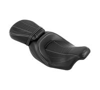 Motorcycle Passenger Backrest Motorcycle Driver Passenger Seat Fit For Harley Touring Road Glide Special FLTRX FLTRXS 2009-2024 Rear Passenger Seat Accessories(B White)