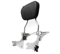 Motorcycle Passenger Backrest Motorcycle Sissy Bar Luggage Rack Fit For Harley Road King Street Glide Road Glide FLTR FLHX FLHT FLHR 1997-2008 Rear Passenger Seat Accessories