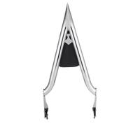 Motorcycle Passenger Backrest Pad 22" Motorcycle Detachable Rear Passenger Backrest For Touring For Road King For Glide Street CVO 2009-2022