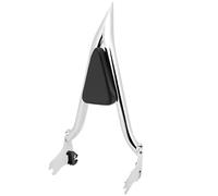 Motorcycle Passenger Backrest Pad Motorcycle Rear Passenger Backrest Cushion Pad Detachable For Touring For Street Glide For Road King FLHT 97-08