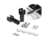 Motorcycle Passenger Foot Pegs Footrest Support Mount Footrest Clevis Kit For Harley Softail Fatboy Heritage FXST 2000-2006 2005