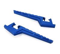 Motorcycle Passenger Footpegs For Honda CRF450R CRF450RWE CRF450RX CRF450X CRF450RL CRF450L CRF250RX CRF250R Extensions accessory(Blue)