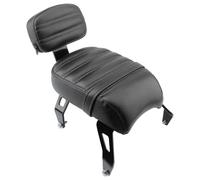 Motorcycle Passenger Seat Backrest Leather Rear Passenger Seat With Backrest Pad Fit For Indian Scout Bobber Sixty 2018-2024 Motorcycle Seat Cushion(Black)