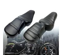 Motorcycle Passenger Seat Motorcycle Front Driver Rider Solo Seat Rear Passenger Pillion Pad Cushion For For Sportster 883 XL883N 14-22