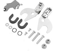 Motorcycle Passenger Sissy Bar Detachable Motorcycle Sissy Bar Backrest Luggage Racks Docking Latch Clips Kit Fit For Harley Softail Slim Street 2018-UP Luggage Rack Pad