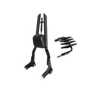 Motorcycle Passenger Sissy Bar Quick Release Motorcycle Backrest Sissy Bar Fit For Harley Touring 1997-2008 Road King Electra Glide Street Glide CVO Passenger(Black Set)