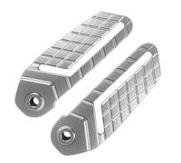 Motorcycle Passenger Step Peg Set, Raised Traction Blocks, Single Mount Hole Design, Metal Replacement Hardware for TMAX500 / 530 Rear Passenger Foot Pegs Motorcycle Rear Footrests Anti Slip Step Pair