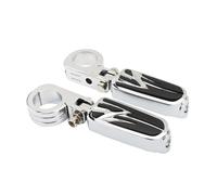 Motorcycle Pedal 1 1/4" Engine Guard Crash Bar Pegs Mounts 32/38mm Motorcycle Highway Foot Pegs Footrest For