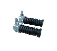 Motorcycle Pedal 1Pair Universal Motorcycle Rear Pillion Footpegs Footrests Foot Pegs Rests 10mm Thread