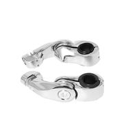 Motorcycle Pedal 32mm 1-1/4" Motorcycle Foot Pegs Highway Pedals Footrest For For Touring For Road For Electra