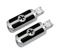 Motorcycle Pedal Fit For Honda Shadow VT750 Aero VTX1300/1800 VT1300 Steed Motorcycle Front Foot Pegs Footrests Floorboards CNC Foot(Chrome-D)