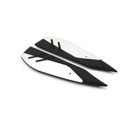 Motorcycle Pedal Footrest Footpads Foot Pegs For XMAX 125 250 300 400 For XMAX125 For XMAX250 For XMAX300 For XMAX400 Foot Pedal(Behind - Silver)