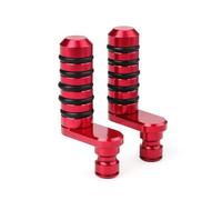 Motorcycle Pedal For Aprilia For Tuono 660 V4 1100 1000 For Shiver 750 For Mana 850 For RSV4 For RSV 1000 For Mille V4R Motorcycle Rear Brake Pedal Shift Lever Pegs Motorcycle Foot Pegs (Color : Red