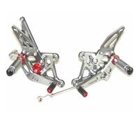 Motorcycle Pedal For CBR250R 2010 2011 2012 2013 2014 For CBR300R 2015-2016 Motorcycle Accessories Aluminum Alloy Foot Pegs Rearset Foot Pegs(Black)