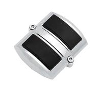 Motorcycle Pedal For Suzuki For Boulevard M50 C50 C90 For Volusia For VL800 For Lntruder 1500C For Marauder 800 Motorcycle Brake Pedal Cover And Gear Shift Lever Peg Motor Bike Footpegs(Chrome brake p