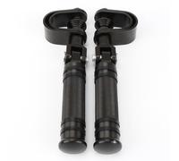 Motorcycle Pedal Pegs Motorcycle Engine Guard Crash Bars Footrest Clamp Mount Universal