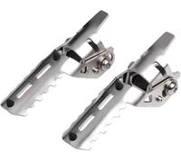 Motorcycle pedal Rests Pedals for royal for enfield 400 411 Motorcycle Replace the foot nail(Silver)
