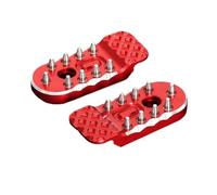 Motorcycle pedals Fit For Honda CT125 Trail 125 Hunter Cub JA55 JA65 2021-2024 Front Footrest Off-Road Foot Pegs Rider Footpegs(Red)
