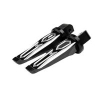 Motorcycle pedals Fit For KYMCO AK550 AK 550 2017-2019 Motorcycle Rear Footrests Scooter Foot-Peg Foot Rests Pedals Rider Footpegs(Black)