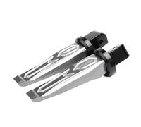 Motorcycle pedals Fit For KYMCO AK550 AK 550 2017-2019 Motorcycle Rear Footrests Scooter Foot-Peg Foot Rests Pedals Rider Footpegs(Grey)