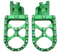 Motorcycle Pedals For CR 125 For CR 250 For CR 150R For CR 250 R For CRF 150 R Motorcycle FootRest Footpegs Foot Pegs Pedals(Green)