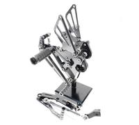 Motorcycle Pedals For FZ-09 For MT09 13-17 For XSR900 2016-2020 CNC Aluminum Alloy Motorcycle Rearset Footrest Footpeg Pedal Foot Peg Rear Set Foot Rest Guard Plate(6)