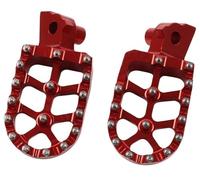 Motorcycle Pedals For YZ 450 FX For WR 250 F For WRF 250 For WRF 450 For YZF 250 For YZF 450 Motorcycle Footpeg Pedals FootRest(Red)