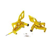 Motorcycle Pedals For YZF R3 R25 2014-2017 2018 2019 2020 2021 2022 2023 Adjustable Rider Rear Set Rearsets Footrest Foot Rest Pegs Foot Rest Guard Plate(2)