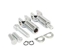 Motorcycle Pedals Motorcycle Passenger Foot Pegs Support Mount Footrest Clevis Kit For Ha&rley For Softail For Fat Boy Heritage 2000-2006