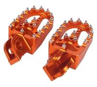 Motorcycle Pegs Foot For TE/FE150-501 For TC250 TC85 2014-2017 For TC65 TC250 TC125/FC250-450 Non-Slip Footpegs Off-road Pedals(Orange)