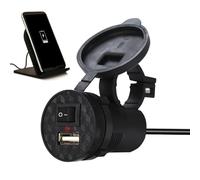 Motorcycle Phone Charger | 12V USB Phone Charger for Motorcycles | Versatile Motorcycle Accessories for Electric Scooters, Keep Your Phone Charged On The Road with Nomotos, Scooters