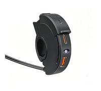 Motorcycle Phone Charger for Ducati Multistrada 1200 S GT 950 1100 Monster 821 696, Type-C and USB Charge with Waterproof Cover, Dual Port Handlebar Charging Adapter for Motorbike Scooter ATV