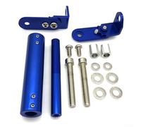 Motorcycle Phone GPS Navigation Bracket Mount Holder for Honda Small Displacement Off-Road Models, Aluminum Alloy Fitment,(blue)