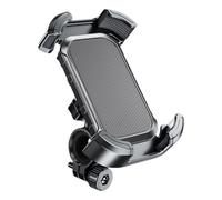 Motorcycle Phone Holder | 360° Rotation Mount for Mobile Phone on the Bike Quick Release Handlebar Cell Phone Clamp for Indoor Bike, Treadmill, Scooter, po
