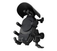 Motorcycle Phone Holder Anti Shake Rain Sun 360 Rotation Design Easy to Install Mount for Electric Bicycle Scooter Tricycle Rear View