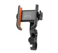 Motorcycle Phone Holder - Anti-Shake Rotating Phone Clamp with Vibration Dampening Technology | Quick Release Buckle, Hand , 360° Rotation, Aluminium Alloy, Universal Fit, 11.9