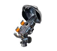 Motorcycle Phone Holder - Anti-Shake Sunshade Rainproof Bracket + | + Shockproof Navigation Mount | Cell Phone Holder with Hat for Electric Vehicle, Mountain Road Touring Commuting Trail Highway City